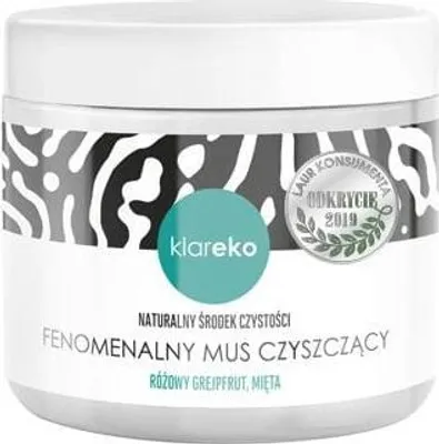 MUS DO CZYSZCZENIA RÓŻOWY GREJPFRUT - MIĘTA 550 g - KLAREKO