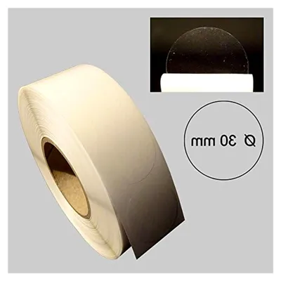 Produktbild von Transparente Verschlussetiketten auf Rolle - Ø 30 mm - 2.000 Stück