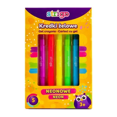 Immagine prodotto di Matite Gel Neon In Stick 5 Colori Strigo