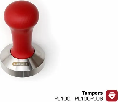 Produktbild von Lelit Tamper PLA481R für 58mm Siebträger, rot