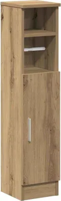 Produktbild von Badezimmerschrank mit Rollenhalter Artisan-Eiche 20,5x22x90 cm