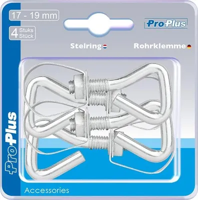 Immagine prodotto di Fascetta per tubo 17-19mm 4 pezzi in blister