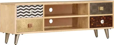 Produktbild von TV-Schrank 120x30x40 cm Massivholz Mango