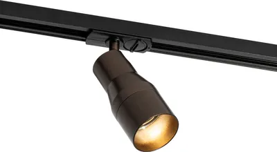 Produktbild von QAZQA - Modern Moderner Spot I Spotlight I Deckenspot I Deckenstrahler I Strahler I Lampe I Leuchte Dunkelbronze für 1-phasiges Schienensystem I Spotlight I Deckenspot I Deckenstrahler I Strahler - Ic