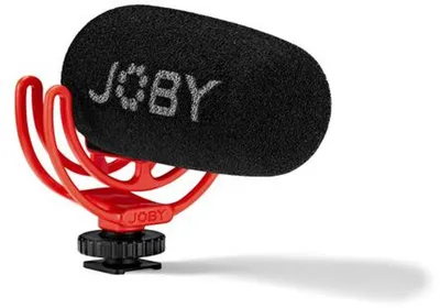 Produktbild von Joby JB01675-BWW, Digitales Kameramikrofon, 35 - 20000 Hz, Kabelgebunden, 3,5 mm (1/8"), Schwarz, Rot, Acrylnitril-Butadien-Styrol (ABS), Polyurethan