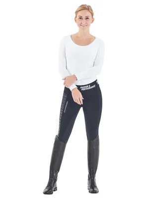 Image de Busse leggings d'équitation pour femmes PERFORMANCE noir FS20, Busse_17_tailles:36