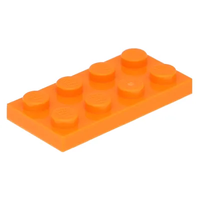 Produktbild von LEGO: 50 Platten, Größe 2x4 Noppen in Orange