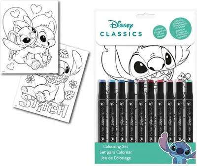 Produktbild von Disney Stitch Malen nach Zahlen Set