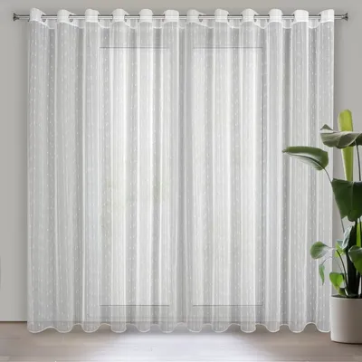 Zdjęcie produktu dla Zasłona oczkowa BECKY biała 350x250 cm