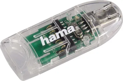 Produktbild von Hama - Kartenleser - 8 in 1 ( MMC, SD, miniSD, microSD, MMCplus, SDHC ) - USB 2.0