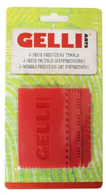 Produktbild von Gelli Arts Mini Printing Tool Set Texturkämme für Gelprinting