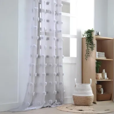 Immagine prodotto di Tenda STOF 140x260 pompon decorazione argento