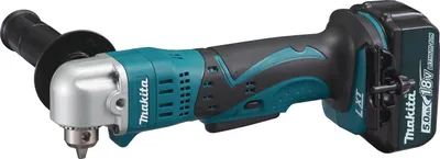 Produktbild von Makita Akku-Winkelbohrmaschine DDA350RTJ, incl. 2x Akku LXT 5 Ah, Schnellladegerät, Zubehör, MAKPAC