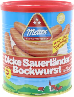 Produktbild von Metten Dicke Sauerländer Bockwurst 845g