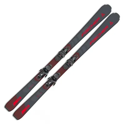 Produktbild von Fischer RC FIRE SLR PRO + RS 9 SLR Allround Ski Einsteiger 25/26 grau/rot 145