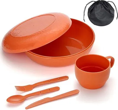 Produktbild von Famanu Campinggeschirrset 6-teilig - leicht und kompakt