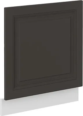 Image de Porte pour lave-vaisselle encastrable SOPHIA – 60x57 cm, gris foncé / blanc
