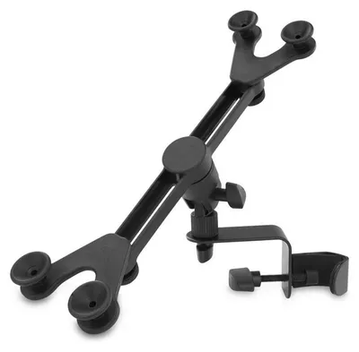 Immagine prodotto di Supporto per tablet, orientabile, altezza regolabile, nero