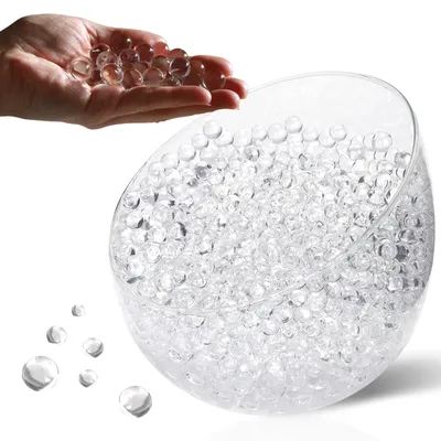 Produktbild von comforder – Wasserperlen durchsichtig – Deko Wasserperlen für Pflanzen in Vase, ca. 20.000 Hydroperlen, Gelkugeln transparent (100g)
