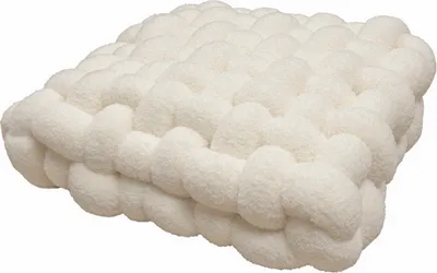 Produktbild von Dekokissen, elastisch, flauschig, weich, Sherpa, quadratisch, gewebt, Stuhl, Sitzkissen, Kissen, Heimbedarf