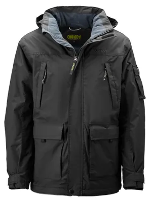 Produktbild von Owney Taraq Winterjacke Uni Anthrazit 3XL wetterfest Hundehalter Wanderjacke atmugsaktiv warme Jacke mit vielen Taschen