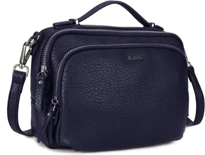 Zdjęcie produktu dla Gladdon Torba na ramię damska skórzana torebka crossbody granatowa