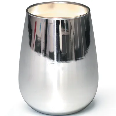 Produktbild von Kerzenglas - Silber - 8,5 x 11,5 cm