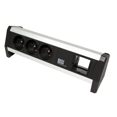 Obrázek produktu pro BACHMANN Systém DESK 1, 3x zásuvka CZ, 1x volné (902.004) (19.07.0429)