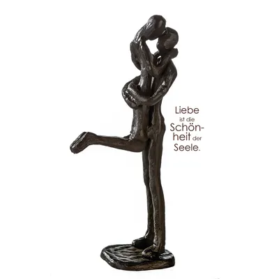Produktbild von Casablanca by Gilde Dekofigur Design Skulptur Kissing brüniert H. 19 cm,74568