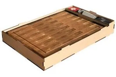 Produktbild von Premium Schneidebrett-Set | Stirnholz aus Eiche