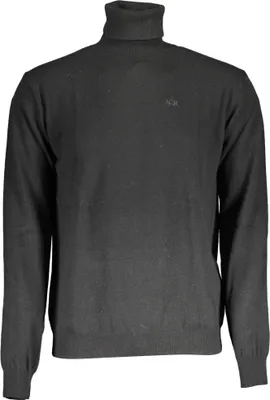 Image de La Martina pull pour homme en laine noir