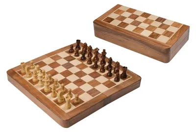 Produktbild von Philos magnetisches Schachspiel Reisegröße 25 mm Feld Spielzeug