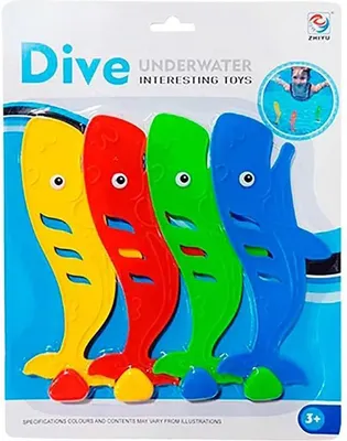 Immagine prodotto di Balene Acquatiche-set Da 4 Pezzi - Multicolor