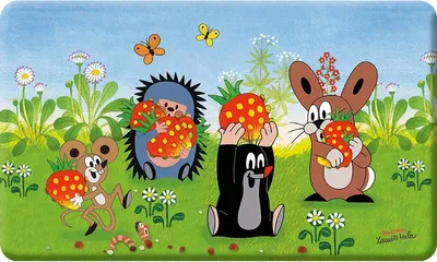 Produktbild von Trötsch Der kleine Maulwurf Frühstücksbrettchen Erdbeere
