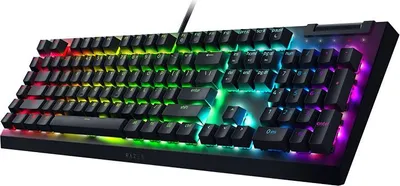 Zdjęcie produktu dla Razer | Mechaniczna klawiatura do gier | BlackWidow V4 X | Mechaniczna klawiatura do gier | Przewodowa | USA | Czarna | te przeczniki mechaniczne (liniowe)
