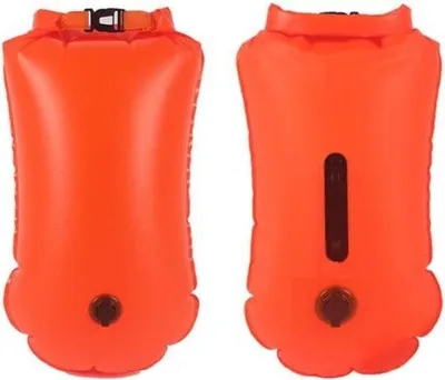 Produktbild von Schwimm-Sicherheitsboje 2-in-1 aufblasbare Rettungsboje mit wasserdichter Tasche