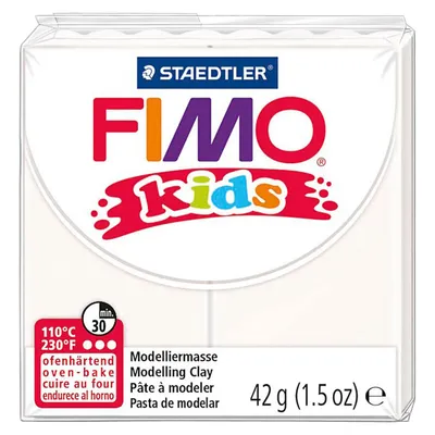 Obrázek produktu pro Staedtler FIMO 8030, Modelářská hlína, Bílá, Dětský, 1 kusů, 1 barva/barev, 110 °C
