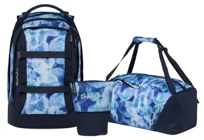 Produktbild von Satch, Schulrucksack-Set PACK Blurry Sky 3-teilig, ab 5. Klasse
