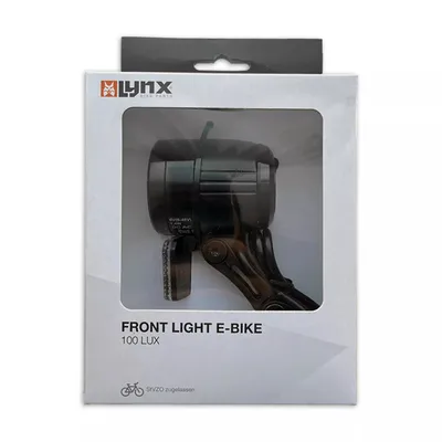Obrázok produktu pre Svetlomet na e-bike Lynx 100 Lux hliníkové puzdro StVZO