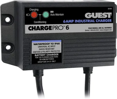 Productafbeelding van LiFePO4 Autoacculader - 45 A Laadstroom - 6V / 12V / 24V - Automatische Seizoensaanpassing