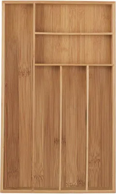 Produktbild von Famanu Besteckkasten Organizer mit 6 Fächern - Naturfarbe
