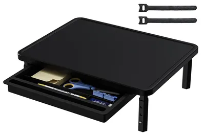 Monitorständer mit Schublade, höhenverstellbar, bis 25 kg