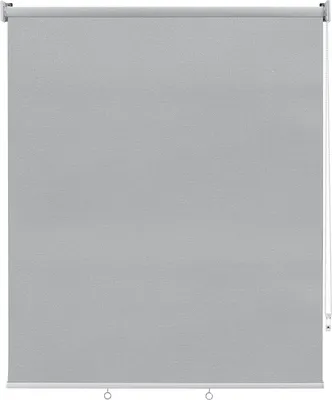 Produktbild von WOLTU Verdunkelungsrollo Außenrollo Balkonrollo Sichtschutzrollo Wetterfest Sonnenschutz UV Schutz, Vertikal Grau 100x140 cm