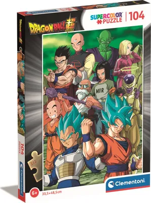Zdjęcie produktu dla Clementoni Puzzle 104 El. Dragon Ball Super Kolor - Układanka Dla Dzieci +6 Lat