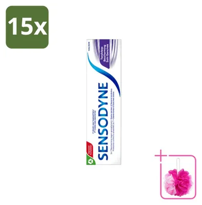 Productafbeelding van 15 x Sensodyne Tandpasta voor tandvleesbescherming - 75 ml - Voordelingsverpakking - 15 stuks