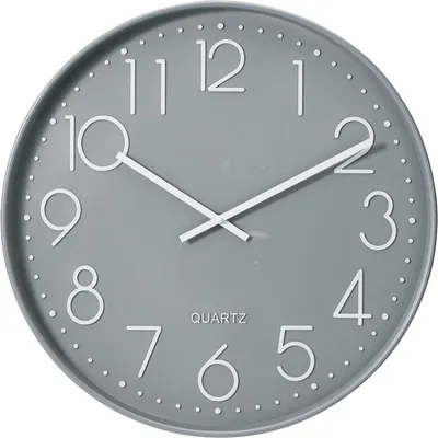 Produktbild von Wanduhr 50 cm grau