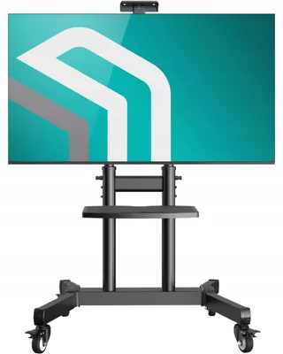 Produktbild von ONKRON TS1891-B, 2,29 m (90"), 200 x 200 mm, 800 x 600 mm, -5 - 5°, Kunststoff, Stahl, Schwarz