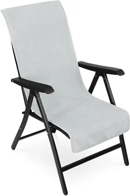 Productafbeelding van Badstof Overtrek - Tuinstoel Handdoek - Zomerse Ontspanning - Ademend Katoen - 130 x 60 cm - Meerdere Kleuren