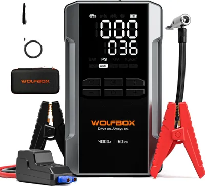 Productafbeelding van Startbooster, 4000A piekvermogen, 160 PSI luchtcompressor, MEGAVOLT-24AIR