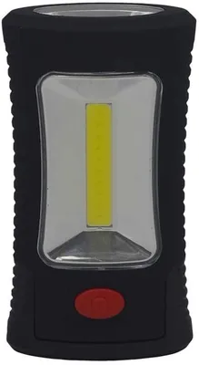 Produktbild von Solight WL108, Magnetische Befestigung Taschenlampe, Schwarz, Acrylnitril-Butadien-Styrol (ABS), COB LED, 2 Lampen, 120 lm